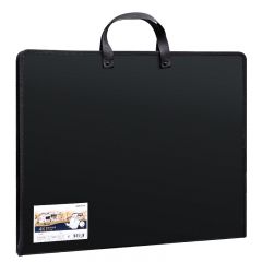 Organizare si arhivare, SERVIETA PP PENTRU PORTOFOLIU PICTURA 440x350x35MM NEAGRA DELI - autograf.ro