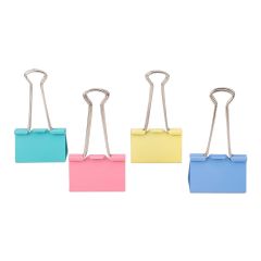 Ace, cleme, stegulete, pioneze DELI, CLIPS HARTIE 41MM COLOR 24 BUC/CUT. PLASTIC DELI - autograf.ro