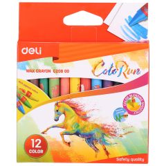 Creioane colorate, CREIOANE CERATE 12 CULORI DELI - autograf.ro