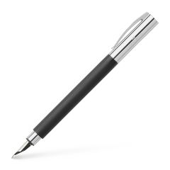 Stilou stangaci, STILOU AMBITION PRECIOUS RESIN NEGRU M FABER-CASTELL - autograf.ro