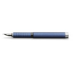 Stilou Faber Castell, STILOU ESSENTIO ALUMINIUM ALBASTRU M FABER-CASTELL - autograf.ro
