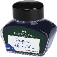 Cerneala, patroane si rezerve GRAF VON FABER-CASTELL Faber-Castell, CERNEALA ALBASTRA 62 ML FABER-CASTELL - autograf.ro