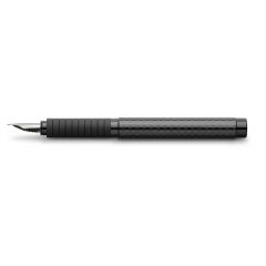 Stilou stangaci, STILOU BASIC BLACK CARBON F FABER-CASTELL - autograf.ro