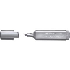 Markere Carioca Faber-Castell, TEXTMARKER ARGINTIU METALIZAT 1546 FABER-CASTELL - autograf.ro