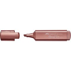 Instrumente de scris inovatoare, TEXTMARKER ROSU METALIZAT 1546 FABER-CASTELL - autograf.ro