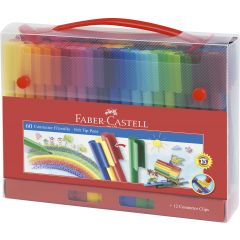 Carioci Faber-Castell, CARIOCA 60 CULORI CONNECTOR CUT CADOU FABER-CASTELL - autograf.ro