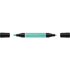 Markere, PITT ARTIST PEN DUAL MARKER VERDE PHTALO 161 FABER-CASTELL - autograf.ro