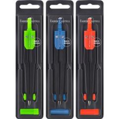 Produse pentru geometrie, desen tehnic Faber-Castell, COMPAS COLLEGE MIC DIV CULORI FABER-CASTELL - autograf.ro
