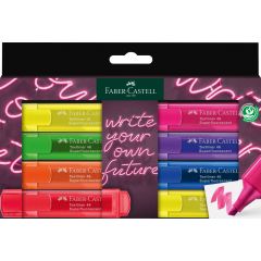 Markere, TEXTMARKER SET 8 SUPERFLUORESCENT GEN Z CUTIE CARTON FABER-CASTELL - autograf.ro