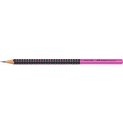 Creioane  BIC Faber-Castell, CREION GRAFIT B GRIP 2001 TWO TONE NEGRU-ROZ 2022 FABER-CASTELL - autograf.ro