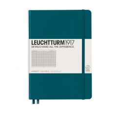 Produse din hartie, CAIET A5 AR COP. RIGIDA VERDE PACIFIC LEUCHTTURM - autograf.ro