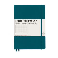 Produse din hartie, CAIET A5 PUNCTAT COP. RIGIDA VERDE PACIFIC LEUCHTTURM - autograf.ro