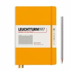 Caiet A5, CAIET A5 AR COP. RIGIDA GALBEN MUSTAR LEUCHTTURM - autograf.ro