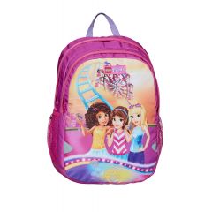 Ghiozdane, Rucsac extins LEGO V-Line - design roz Friends FunPark - autograf.ro