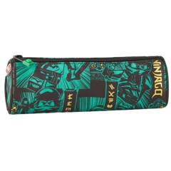 Lego, Penar cilindric neechipat LEGO V-Line - design NinjaGo, Green - autograf.ro