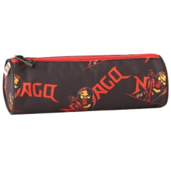 Lego, Penar cilindric neechipat LEGO V-Line - design NinjaGo, Red - autograf.ro