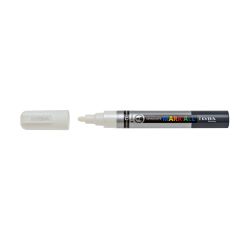 Carioci pe baza de apa, Marker LYRA Graduate Mark All, pe baza de apa, varf 2mm, pentru orice suprafata - alb - autograf.ro