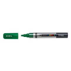 Carioci pe baza de apa, Marker LYRA Graduate Mark All, pe baza de apa, varf 2mm, pentru orice suprafata - verde - autograf.ro