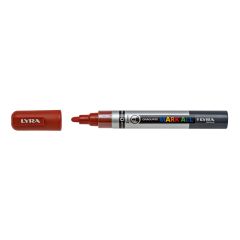 Carioci pe baza de apa, Marker LYRA Graduate Mark All, pe baza de apa, varf 2mm, pentru orice suprafata - maro - autograf.ro