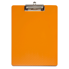 Clipboard-uri Maul, Clipboard simplu A4, plastifiat PP, MAUL Flexx - portocaliu - autograf.ro