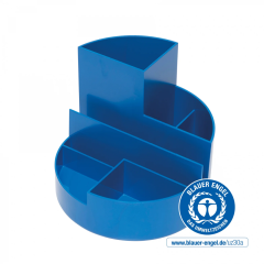 Pentru acasa, Suport pentru instrumente de scris, 6 compartimente, din plastic reciclat, ECO MAUL - albastru - autograf.ro