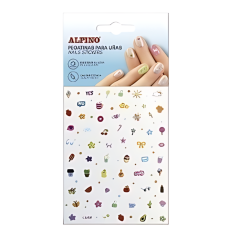 Carioci BIC Alpino, Set stickere pentru unghii funny design, ALPINO - autograf.ro