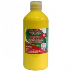 Acuarele, tempera, ulei, acrilice Alpino, Tempera lavabila, 500ml, Alpino - galbena - autograf.ro