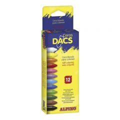 Alpino, Creioane cerate soft, cutie carton, 12 culori/cutie, ALPINO Dacs - autograf.ro