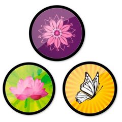 Insigne Nikidom, Insigne, 3buc/set, Roller NIKIDOM - Spring - autograf.ro