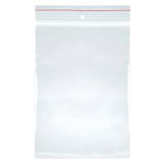 Dosare, mape si folii Office Products, Pungi plastic cu fermoar pentru sigilare, 100 x 200 mm, 40 microni, 100 buc/set, Office Products -tr - autograf.ro