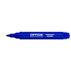 Raspundel Istetel, Permanent marker, varf rotund 1-3mm, corp plastic, Office Products - albastru - autograf.ro