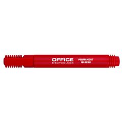 Markere, Permanent marker, varf rotund 1-3mm, corp plastic, Office Products - rosu - autograf.ro