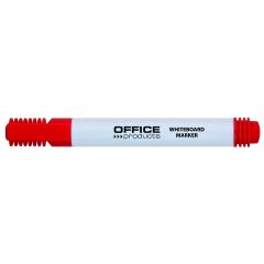 Markere, Marker pentru table de scris, varf rotund, corp plastic, Office Products - rosu - autograf.ro