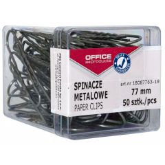 Agrafe de birou, Agrafe metalice 77mm, ondulate, 50buc/plastic box, Office Products - autograf.ro