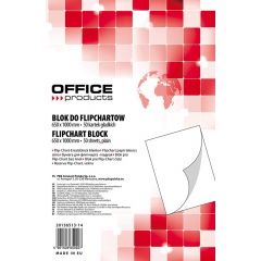 Accesorii pentru table magnetice si flipchart, Rezerva hârtie pentru flipchart, 70g/mp, 65x100cm, 50coli/top, Office products - velina - autograf.ro