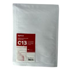 Plicuri Optima, Plic antisoc C13, 170x225mm - ext., 150x215mm - int., lipire siliconica, 10 buc/set, Optima - alb - autograf.ro