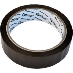 Creativitate la birou Optima, Banda adeziva 48mm x 66 y, 38 microni, Optima - maro - autograf.ro