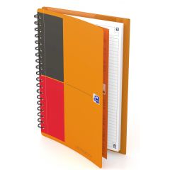 Caiete cu spirala Oxford, Caiet cu spirala B5, OXFORD Int. Meetingbook, 80 file - 80g/mp, Scribzee, coperta PP - dictando - autograf.ro