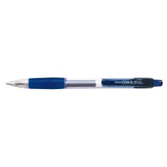 Penac, Pix cu gel PENAC CCH-3, rubber grip, 0.7mm, corp transparent - scriere albastra - autograf.ro