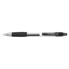 Penac, Pix cu gel PENAC CCH-3, rubber grip, 0.7mm, corp transparent - scriere neagra - autograf.ro