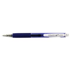 Penac, Pix cu gel PENAC Inketti, rubber grip, 0.5mm, corp albastru transparent - scriere albastra - autograf.ro