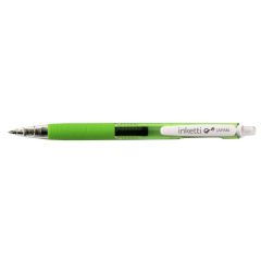 Penac, Pix cu gel PENAC Inketti, rubber grip, 0.5mm, corp verde lime transparent - scriere verde lime - autograf.ro