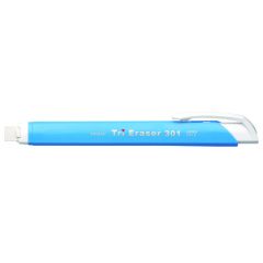 Raspundel Istetel, Radiera mecanica PENAC Tri Eraser, triunghiulara, 100% cauciuc - corp albastru pastel - autograf.ro