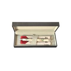 Pixuri, Pix multifunctional de lux PENAC Maki-E - Hoo-oo, in cutie cadou, corp alb - autograf.ro