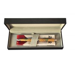 Pixuri, Pix multifunctional de lux PENAC Maki-E - Hoo-oo, in cutie cadou, corp auriu - autograf.ro