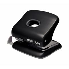 Rapid, Perforator plastic Rapid FC30, 30 de coli, cutie, negru - autograf.ro