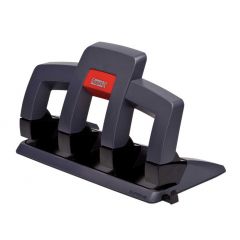 Raspundel Istetel, Perforator metalic Rapid Supreme SP34 PressLess, 30 coli, 4 perforatii, cutie, negru - autograf.ro