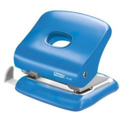 Creativitate la birou Rapid, Perforator plastic Rapid FC30, 30 de coli, cutie, albastru deschis - autograf.ro