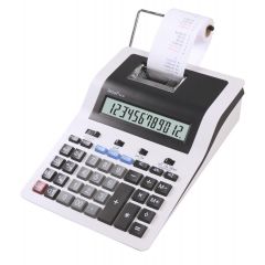 Calculatoare de birou Rebell, Calculator cu banda, 12 digits, 255 x 190 x 70 mm, Rebell PDC 30 - alb/negru - autograf.ro