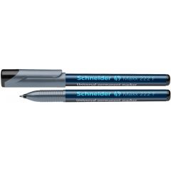 Markere, Universal permanent marker SCHNEIDER Maxx 222 F, varf 0.7mm - negru - autograf.ro